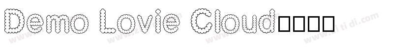 Demo Lovie Cloud字体转换